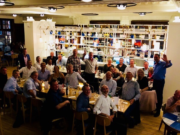 '88 Leavers enjoying dinner at Carluccio's, York