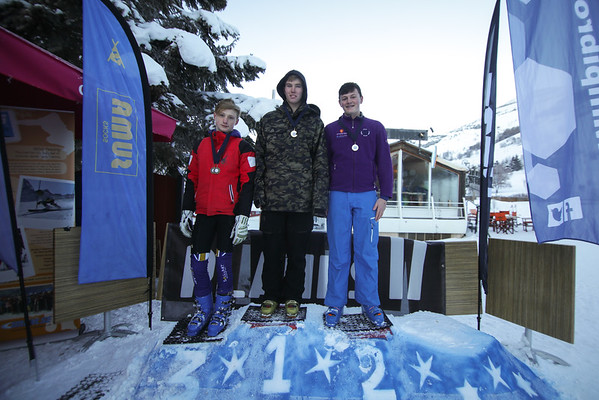 Adam at his medal presentation