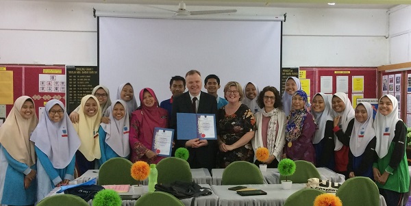 Chatta, developed at Pocklington School, received a special recognition award from Bandar Baru Bangi School in Malaysia