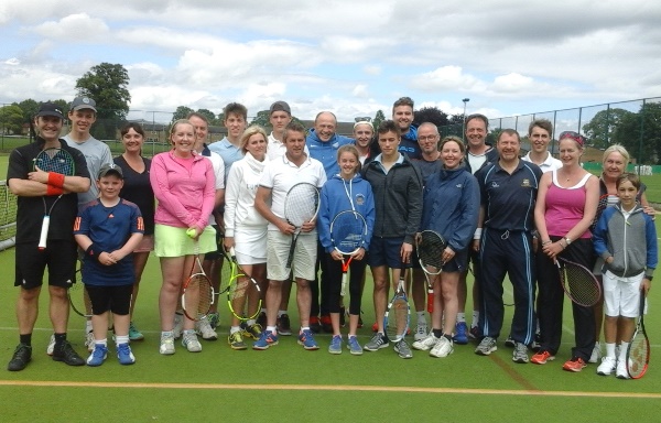 The competitors in the Edmund-Loten Inspire Trophy Tournament