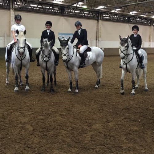 Members of the Pocklington School Equestrian Team