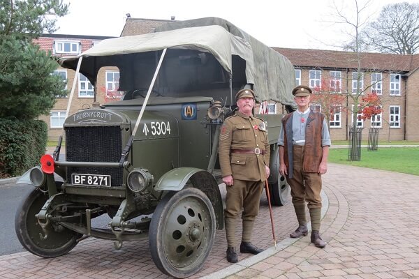 Op's Thorneycroft leads the way for the 100th anniversary of Armistice Day