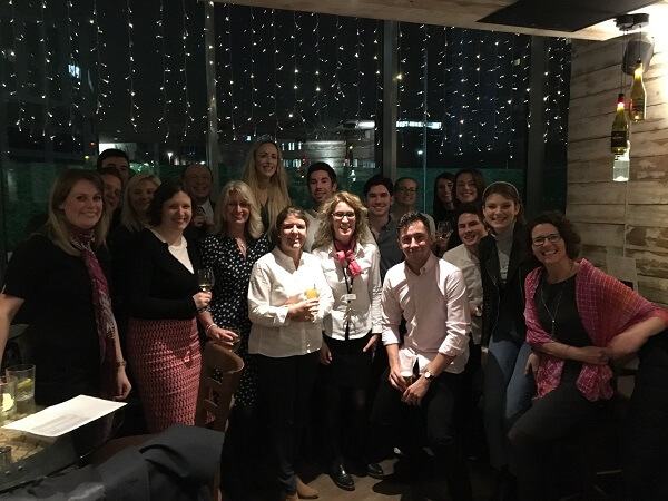 Old Pocklingtonians and teaching staff at the Drinks Reception held at  the Lazy Lounge Bar, Leeds