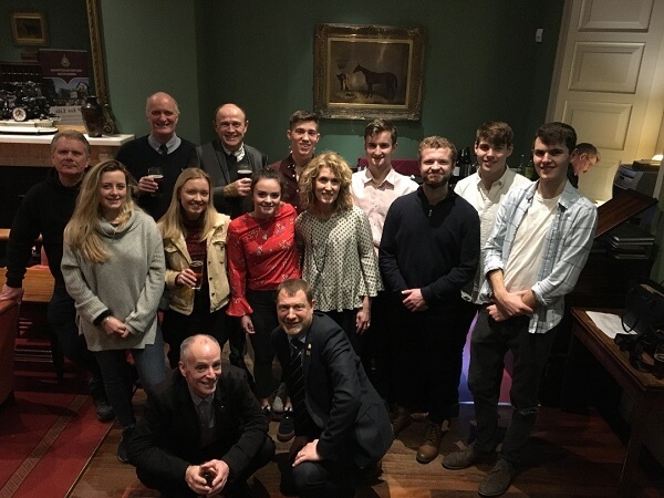 Old Pocklingtonians, current and former Pocklington School teachers at the Northern Counties Club for the Newcastle Drinks Reunion