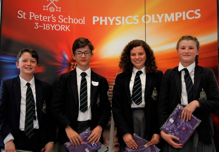 Pocklington School's Physics Olympics team