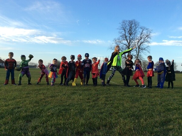 Pocklington Prep School Year 1 pupils dress up as superheroes