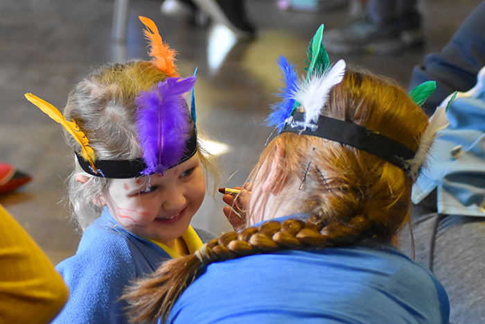 Pocklington Prep School Pupils facepainting