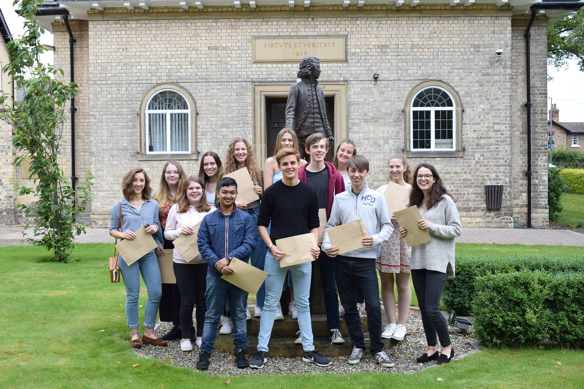 Pocklington School A level students 2019