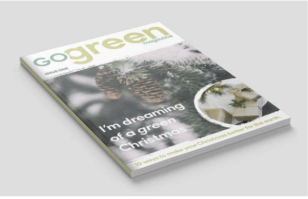 Front cover of Pocklington School Eco-Committee magazine, Go Green