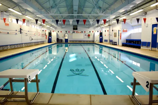 inside view of the Pocklington School swimming pool