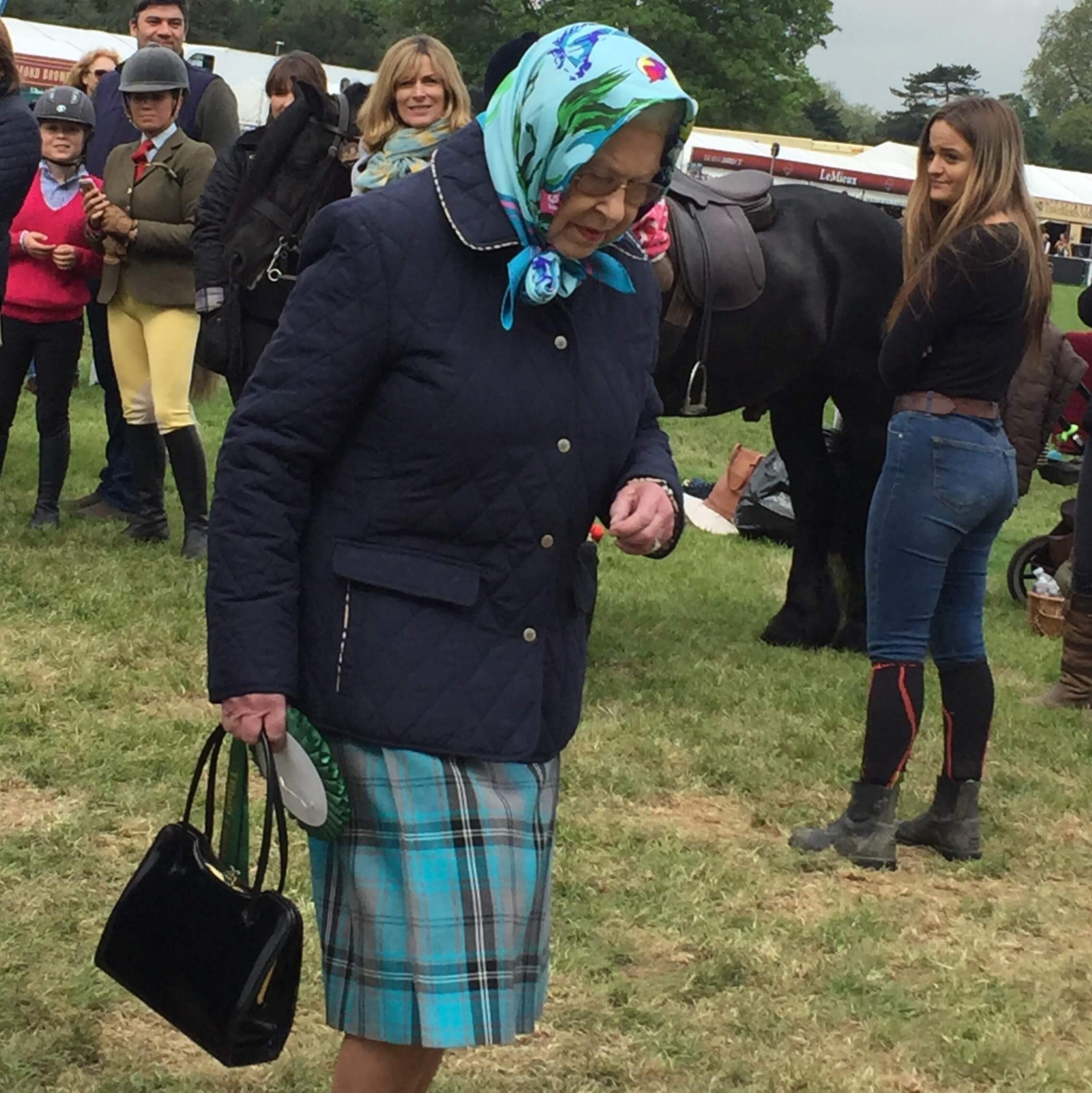 Her Majesty Queen Elizabeth II at The Royal Windsor Horse Show