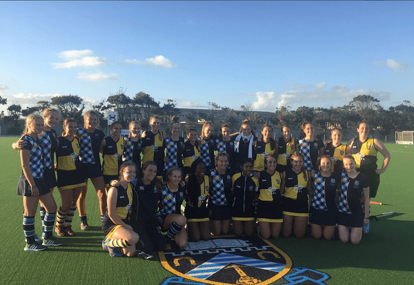 The girls' hockey team in South Africa