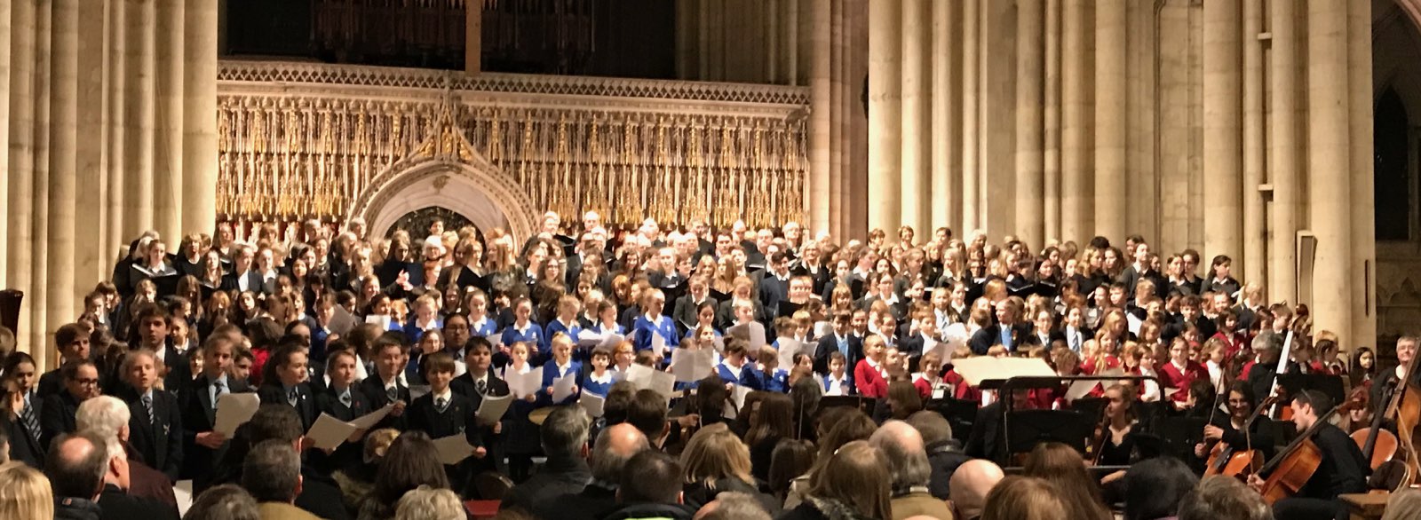 Pocklington Prep School Choir performs at York Minster