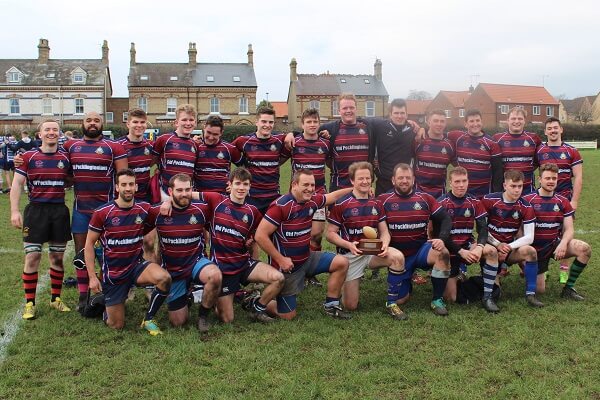 OP Boxing Day Rugby team on the pitch at Pocklington RUFC