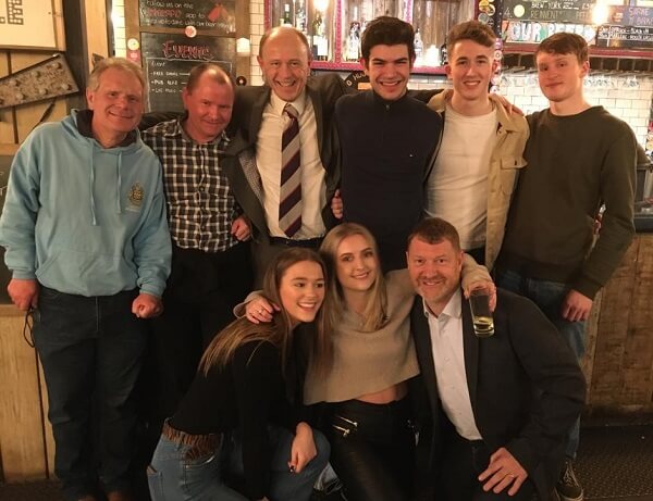 OPs, OP President and current teaching staff at the Gas Works Brew Bar in Manchester