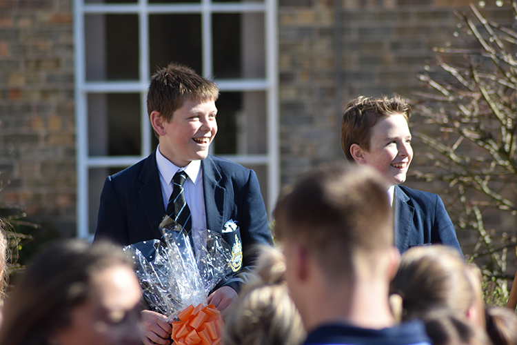 Pocklington School pupils taking part in the Lower School Fair, to raise funds during the school Charity Week