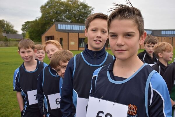 Pocklington School Junior Boys team at the ESAA Cross Country Cup