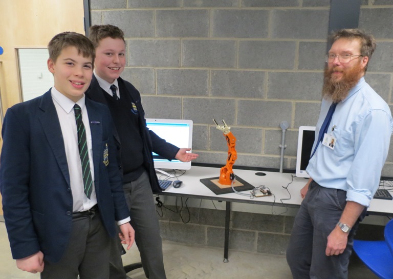 Robotic arm brings new dimension to Design Technology teaching at Pocklington School