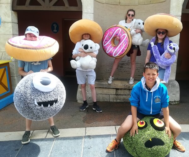 Students at Parc Astérix