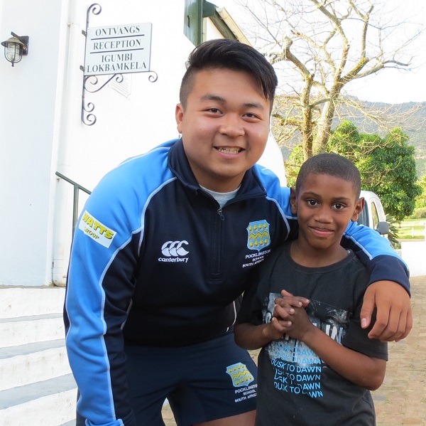 Students spent time at the Goedgedacht Trust whilst in South Africa