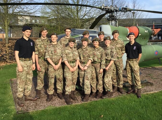 Pocklington School CCF cadets